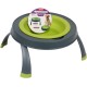 Dexas Popware for Pets Single Elevated Pet Feeder, Large, Gray/Blue Dexas Popware for Pets Single Elevated Pet Feeder, Large, Gray/Blue