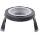 Dexas Popware for Pets Single Elevated Pet Feeder, Large, Gray/Blue Dexas Popware for Pets Single Elevated Pet Feeder, Large, Gray/Blue