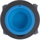 Dexas Popware for Pets Single Elevated Pet Feeder, Large, Gray/Blue Dexas Popware for Pets Single Elevated Pet Feeder, Large, Gray/Blue