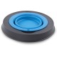Dexas Popware for Pets Single Elevated Pet Feeder, Large, Gray/Blue Dexas Popware for Pets Single Elevated Pet Feeder, Large, Gray/Blue