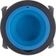 Dexas Popware for Pets Single Elevated Pet Feeder, Large, Gray/Blue Dexas Popware for Pets Single Elevated Pet Feeder, Large, Gray/Blue