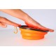 Dingo Vasco 14466 Travel Bowl Silicone with Metal Carabiner, Black Rim Additional Reinforced, Foldable and Lightweight, Capacity 350 ml, Orange Dingo Vasco 14466 Travel Bowl Silicone with Metal Carabiner, Black Rim Additional Reinforced, Foldable and Lightweight, Capacity 350 ml, Orange