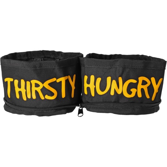 Dingo Vasco 14466 Travel Bowl Silicone with Metal Carabiner, Black Rim Additional Reinforced, Foldable and Lightweight, Capacity 350 ml, Orange Dingo Vasco 14466 Travel Bowl Silicone with Metal Carabiner, Black Rim Additional Reinforced, Foldable and Lightweight, Capacity 350 ml, Orange