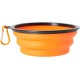 Dingo Vasco 14466 Travel Bowl Silicone with Metal Carabiner, Black Rim Additional Reinforced, Foldable and Lightweight, Capacity 350 ml, Orange Dingo Vasco 14466 Travel Bowl Silicone with Metal Carabiner, Black Rim Additional Reinforced, Foldable and Lightweight, Capacity 350 ml, Orange