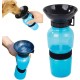 Dog Bottle with Integrated Bowl - Travel and Transport Bottle - Car, Indoor and Outdoor - 0.5 L Water Bottle Dog Bottle with Integrated Bowl - Travel and Transport Bottle - Car, Indoor and Outdoor - 0.5 L Water Bottle