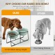 Dog Bowl Set Raised Dog Bowl Ceramic - Large Dog Bowls with Non-Slip Stand - Feeding Bowl Dog Large - Feeding Bowl Water Bowl Set for Medium to Large Dogs - Double Bowl Dog - 2 x 1600 ml Dog Bowl Set Raised Dog Bowl Ceramic - Large Dog Bowls with Non-Slip Stand - Feeding Bowl Dog Large - Feeding Bowl Water Bowl Set for Medium to Large Dogs - Double Bowl Dog - 2 x 1600 ml