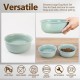 Dog Bowl Set Raised Dog Bowl Ceramic - Large Dog Bowls with Non-Slip Stand - Feeding Bowl Dog Large - Feeding Bowl Water Bowl Set for Medium to Large Dogs - Double Bowl Dog - 2 x 1600 ml Dog Bowl Set Raised Dog Bowl Ceramic - Large Dog Bowls with Non-Slip Stand - Feeding Bowl Dog Large - Feeding Bowl Water Bowl Set for Medium to Large Dogs - Double Bowl Dog - 2 x 1600 ml