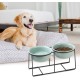 Dog Bowl Set Raised Dog Bowl Ceramic - Large Dog Bowls with Non-Slip Stand - Feeding Bowl Dog Large - Feeding Bowl Water Bowl Set for Medium to Large Dogs - Double Bowl Dog - 2 x 1600 ml Dog Bowl Set Raised Dog Bowl Ceramic - Large Dog Bowls with Non-Slip Stand - Feeding Bowl Dog Large - Feeding Bowl Water Bowl Set for Medium to Large Dogs - Double Bowl Dog - 2 x 1600 ml