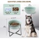 Dog Bowl Set Raised Dog Bowl Ceramic - Large Dog Bowls with Non-Slip Stand - Feeding Bowl Dog Large - Feeding Bowl Water Bowl Set for Medium to Large Dogs - Double Bowl Dog - 2 x 1600 ml Dog Bowl Set Raised Dog Bowl Ceramic - Large Dog Bowls with Non-Slip Stand - Feeding Bowl Dog Large - Feeding Bowl Water Bowl Set for Medium to Large Dogs - Double Bowl Dog - 2 x 1600 ml
