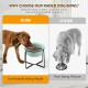 Dog Bowl Set Raised Dog Bowl Ceramic - Large Dog Bowls with Non-Slip Stand - Feeding Bowl Dog Large - Feeding Bowl Water Bowl Set for Medium to Large Dogs - Double Bowl Dog - 2 x 1600 ml Dog Bowl Set Raised Dog Bowl Ceramic - Large Dog Bowls with Non-Slip Stand - Feeding Bowl Dog Large - Feeding Bowl Water Bowl Set for Medium to Large Dogs - Double Bowl Dog - 2 x 1600 ml