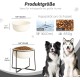 Dog Bowl Set Raised Dog Bowl Ceramic - Large Dog Bowls with Non-Slip Stand - Feeding Bowl Dog Large - Feeding Bowl Water Bowl Set for Medium to Large Dogs - Double Bowl Dog - 2 x 1600 ml Dog Bowl Set Raised Dog Bowl Ceramic - Large Dog Bowls with Non-Slip Stand - Feeding Bowl Dog Large - Feeding Bowl Water Bowl Set for Medium to Large Dogs - Double Bowl Dog - 2 x 1600 ml