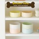Dog Bowl Set Raised Dog Bowl Set - Double Bowl Dog Ceramic with Splash Guard Stand - Dog Bowls Set of 2 for Food and Water - Feeding Station for Small and Medium Dogs - 2 x 650 ml - Pink