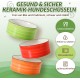 Dog Bowl Set, Raised Dog Bowl Set, Double Ceramic Bowl with Splash Guard Stand, Colourful Spirals Dog Bowls for Food and Water, Ideal for Small to Medium Dogs, 2 x 800 ml, Orange Dog Bowl Set, Raised Dog Bowl Set, Double Ceramic Bowl with Splash Guard Stand, Colourful Spirals Dog Bowls for Food and Water, Ideal for Small to Medium Dogs, 2 x 800 ml, Orange