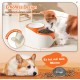 Dog Bowl Set, Raised Dog Bowl Set, Double Ceramic Bowl with Splash Guard Stand, Colourful Spirals Dog Bowls for Food and Water, Ideal for Small to Medium Dogs, 2 x 800 ml, Orange Dog Bowl Set, Raised Dog Bowl Set, Double Ceramic Bowl with Splash Guard Stand, Colourful Spirals Dog Bowls for Food and Water, Ideal for Small to Medium Dogs, 2 x 800 ml, Orange