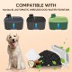 Dog Filter for Drinking Fountain, Replacement Filter for 2.1 GAL/270 oz Large Dog Fountain, 8 Pack Filters & 2 Sponges for 8L Large Wireless Dog Water Fountain