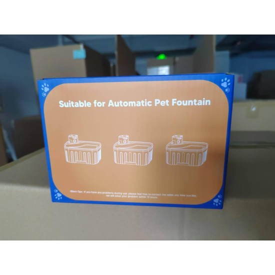 Dog Filter for Drinking Fountain, Replacement Filter for 2.1 GAL/270 oz Large Dog Fountain, 8 Pack Filters & 2 Sponges for 8L Large Wireless Dog Water Fountain Dog Filter for Drinking Fountain, Replacement Filter for 2.1 GAL/270 oz Large Dog Fountain, 8 Pack Filters & 2 Sponges for 8L Large Wireless Dog Water Fountain