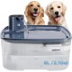 Dog Filter for Drinking Fountain, Replacement Filter for 2.1 GAL/270 oz Large Dog Fountain, 8 Pack Filters & 2 Sponges for 8L Large Wireless Dog Water Fountain