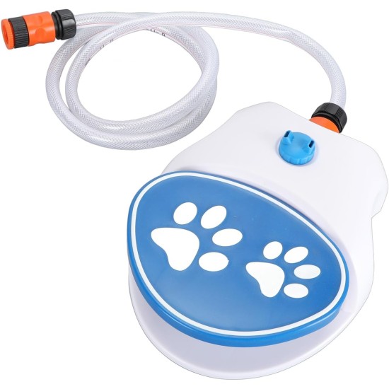 Dog Fountain, Dog Toy Sprinkler Water Dispenser for Small, Medium, Large Dogs, Outdoor Drinking Fountain, with Upgrade Copper Valve Set Dog Fountain, Dog Toy Sprinkler Water Dispenser for Small, Medium, Large Dogs, Outdoor Drinking Fountain, with Upgrade Copper Valve Set