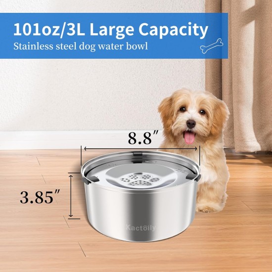 Dog Water Bottle, Large 10oz Capacity Dog Water Bottle Dispenser Portable Dog Travel Water Bottle Walking with Food Container, Portable Water Bottle for Dogs (White) Dog Water Bottle, Large 10oz Capacity Dog Water Bottle Dispenser Portable Dog Travel Water Bottle Walking with Food Container, Portable Water Bottle for Dogs (White)