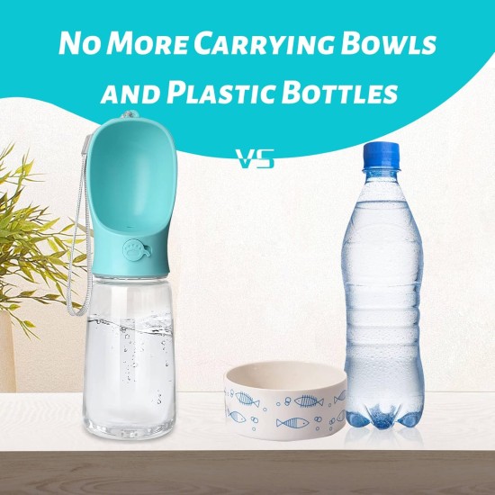 Dog Water Bottle Leak Proof Portable with Pet Drinking Dispenser Outdoor Hiking Travel BPA Free Food Grade Plastic Dog Water Bottle Leak Proof Portable with Pet Drinking Dispenser Outdoor Hiking Travel BPA Free Food Grade Plastic