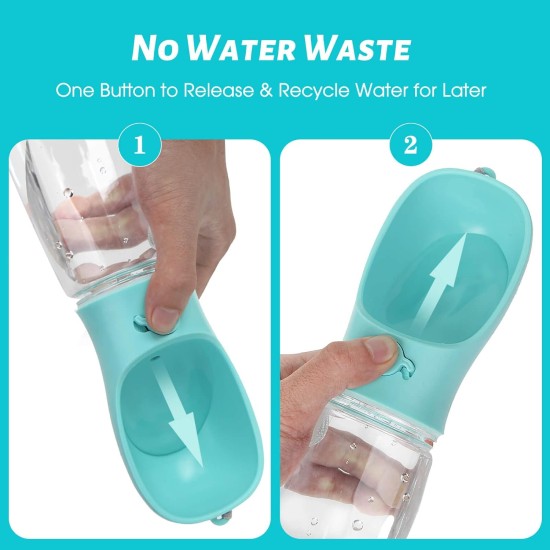 Dog Water Bottle Leak Proof Portable with Pet Drinking Dispenser Outdoor Hiking Travel BPA Free Food Grade Plastic Dog Water Bottle Leak Proof Portable with Pet Drinking Dispenser Outdoor Hiking Travel BPA Free Food Grade Plastic