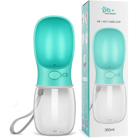 Dog Water Bottle for On the Go 350 ml Pet Water Bottle Pet Drinking Bowl Antibacterial Portable Travel Water Bottle Water Dispenser Ideal for on the Go Outdoors Blue Dog Water Bottle for On the Go 350 ml Pet Water Bottle Pet Drinking Bowl Antibacterial Portable Travel Water Bottle Water Dispenser Ideal for on the Go Outdoors Blue