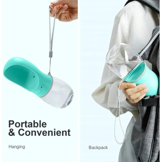 Dog Water Bottle for On the Go 350 ml Pet Water Bottle Pet Drinking Bowl Antibacterial Portable Travel Water Bottle Water Dispenser Ideal for on the Go Outdoors Blue Dog Water Bottle for On the Go 350 ml Pet Water Bottle Pet Drinking Bowl Antibacterial Portable Travel Water Bottle Water Dispenser Ideal for on the Go Outdoors Blue