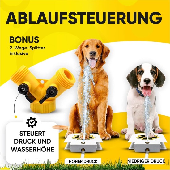 Dog Water Fountain for Outdoor Dog Pet Water Sprinkler Easy Activated Dog Water Fountain Toy Dog Water Fountain for Outdoor Dog Pet Water Sprinkler Easy Activated Dog Water Fountain Toy