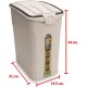Dog or Cat Food Container, Up to 14 Litres, 5 kg, Food Storage Container for Pet Food, Includes Dispensing Scoop, Food Storage Box (2472), Do Not Use Dog or Cat Food Container, Up to 14 Litres, 5 kg, Food Storage Container for Pet Food, Includes Dispensing Scoop, Food Storage Box (2472), Do Not Use