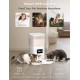 DownyPaws 6L Automatic Cat Feeder with WiFi and Two Stainless Steel Bowls, App Control, 10s Meal Call, 1-15 Meals a Day for Cats and Dogs DownyPaws 6L Automatic Cat Feeder with WiFi and Two Stainless Steel Bowls, App Control, 10s Meal Call, 1-15 Meals a Day for Cats and Dogs