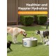 Drinking Fountain for Dogs, 8 L/270 oz Large Dog Fountain / Cat Fountain Silver Drinking Fountain for Dogs, 8 L/270 oz Large Dog Fountain / Cat Fountain Silver