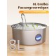 Drinking Fountain for Dogs, 8 L/270 oz Large Dog Fountain / Cat Fountain Silver Drinking Fountain for Dogs, 8 L/270 oz Large Dog Fountain / Cat Fountain Silver