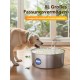 Drinking Fountain for Dogs, 8 L/270 oz Large Dog Fountain / Cat Fountain Silver Drinking Fountain for Dogs, 8 L/270 oz Large Dog Fountain / Cat Fountain Silver