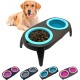 EL ÁTICO PETS Raised Dog Bowl with Anti-Slinging Bowl, Cat Feeding Bowl with Drinking Fountain for Cat, 2 Extendable and Fold-Out Cat Bowls, Flat. Raised Dog Bowl. Dog Bowl Set EL ÁTICO PETS Raised Dog Bowl with Anti-Slinging Bowl, Cat Feeding Bowl with Drinking Fountain for Cat, 2 Extendable and Fold-Out Cat Bowls, Flat. Raised Dog Bowl. Dog Bowl Set