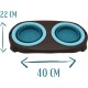 EL ÁTICO PETS Raised Dog Bowl with Anti-Slinging Bowl, Cat Feeding Bowl with Drinking Fountain for Cat, 2 Extendable and Fold-Out Cat Bowls, Flat. Raised Dog Bowl. Dog Bowl Set EL ÁTICO PETS Raised Dog Bowl with Anti-Slinging Bowl, Cat Feeding Bowl with Drinking Fountain for Cat, 2 Extendable and Fold-Out Cat Bowls, Flat. Raised Dog Bowl. Dog Bowl Set