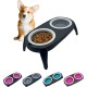 EL ÁTICO PETS Raised Dog Bowl with Anti-Slinging Bowl, Cat Feeding Bowl with Drinking Fountain for Cat, 2 Extendable and Fold-Out Cat Bowls, Flat. Raised Dog Bowl. Dog Bowl Set EL ÁTICO PETS Raised Dog Bowl with Anti-Slinging Bowl, Cat Feeding Bowl with Drinking Fountain for Cat, 2 Extendable and Fold-Out Cat Bowls, Flat. Raised Dog Bowl. Dog Bowl Set