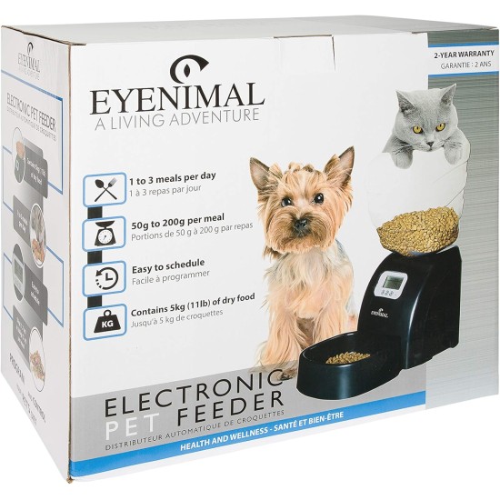 EYENIMAL Electronic Pet Feeder Dry Food Dispenser EYENIMAL Electronic Pet Feeder Dry Food Dispenser
