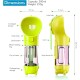 Edipets, Dog Travel Water Bottle BPA Free Travel Walking Hiking Water Bottle Blue White (500ml, Yellow)