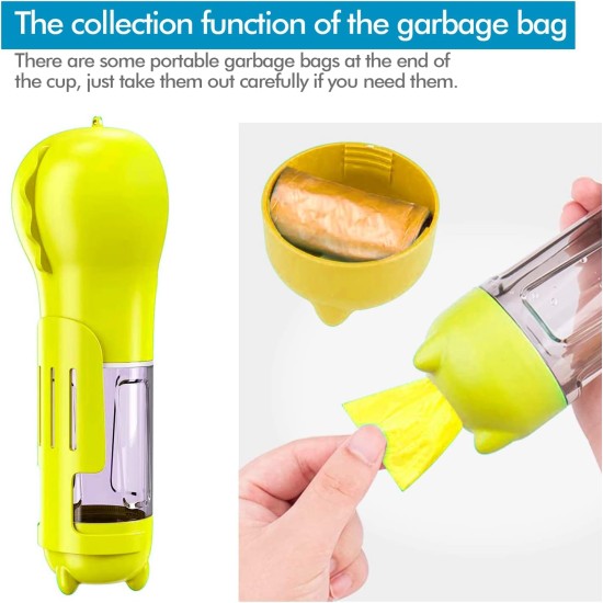 Edipets, Dog Travel Water Bottle BPA Free Travel Walking Hiking Water Bottle Blue White (500ml, Yellow) Edipets, Dog Travel Water Bottle BPA Free Travel Walking Hiking Water Bottle Blue White (500ml, Yellow)
