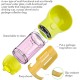 Edipets, Dog Travel Water Bottle BPA Free Travel Walking Hiking Water Bottle Blue White (500ml, Yellow)