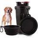 Edipets, Dog Water Bottle for Travel, Dog Drinking Bottle, Water Bottle for Pets, 2-in-1, with 2 Travel Bowls (Black) Edipets, Dog Water Bottle for Travel, Dog Drinking Bottle, Water Bottle for Pets, 2-in-1, with 2 Travel Bowls (Black)