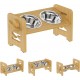 Elevated Dog Bowl, 6 Height Adjustable Dog Bowl Holder, Durable Bamboo Bowl Holder Comes with 2 Stainless Steel Dog Food Bowls, Raised Dog Bowls for Small Dogs and Cats Elevated Dog Bowl, 6 Height Adjustable Dog Bowl Holder, Durable Bamboo Bowl Holder Comes with 2 Stainless Steel Dog Food Bowls, Raised Dog Bowls for Small Dogs and Cats
