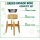 Elevated Dog Bowls for Large Dogs - Raised to 15" Bamboo and Steel Bowl Included (7oz Cap) Ideal for Labrador, G-Sheper, Retriever, Poodle, Boxer, Husky, Doberman Elevated Dog Bowls for Large Dogs - Raised to 15" Bamboo and Steel Bowl Included (7oz Cap) Ideal for Labrador, G-Sheper, Retriever, Poodle, Boxer, Husky, Doberman