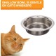 Express - Raised Dog Bowls - Stainless Steel Feeding Station for Small Dogs (Small Dog, Almond)