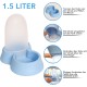 Extra Simple Feeder Dry Food Water Dispenser 1.5 L Cats Dogs Puppies Kitten 2 in 1 Environmentally Friendly Material Non-Slip Robust Extra Simple Feeder Dry Food Water Dispenser 1.5 L Cats Dogs Puppies Kitten 2 in 1 Environmentally Friendly Material Non-Slip Robust