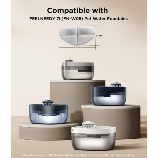 FEELNEEDY Drinking Fountain for Dogs/Cats, 7L Water Fountain with LED Light, Dog Water Dispenser 30 dB Quiet, Suitable for Use with Dogs or Multiple Cats, with 2 Filters FEELNEEDY Drinking Fountain for Dogs/Cats, 7L Water Fountain with LED Light, Dog Water Dispenser 30 dB Quiet, Suitable for Use with Dogs or Multiple Cats, with 2 Filters