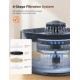 FEELNEEDY Drinking Fountain for Dogs/Cats, 7L Water Fountain with LED Light, Dog Water Dispenser 30 dB Quiet, Suitable for Use with Dogs or Multiple Cats, with 2 Filters FEELNEEDY Drinking Fountain for Dogs/Cats, 7L Water Fountain with LED Light, Dog Water Dispenser 30 dB Quiet, Suitable for Use with Dogs or Multiple Cats, with 2 Filters