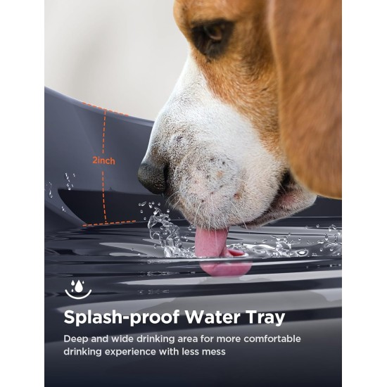 FEELNEEDY Drinking Fountain for Dogs/Cats, 7L Water Fountain with LED Light, Dog Water Dispenser 30 dB Quiet, Suitable for Use with Dogs or Multiple Cats, with 2 Filters FEELNEEDY Drinking Fountain for Dogs/Cats, 7L Water Fountain with LED Light, Dog Water Dispenser 30 dB Quiet, Suitable for Use with Dogs or Multiple Cats, with 2 Filters