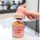 FISURA - Original Will Sit Pet Food Container Pet Treat Container Ceramic Food Storage Container 12x20cm (Pink)