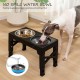 FOREYY Adjustable Elevated Dog Bowls with 2 Stainless Steel Bowls and 1 Float Bowl, Raised Dog Bowl 5 Heights, Non-Slip Dog Food Water Bowl Stand for Small, Medium, Large Dogs (Grey) FOREYY Adjustable Elevated Dog Bowls with 2 Stainless Steel Bowls and 1 Float Bowl, Raised Dog Bowl 5 Heights, Non-Slip Dog Food Water Bowl Stand for Small, Medium, Large Dogs (Grey)